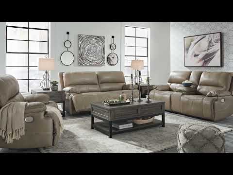 Ricmen Oversized Dual Power Leather Recliner