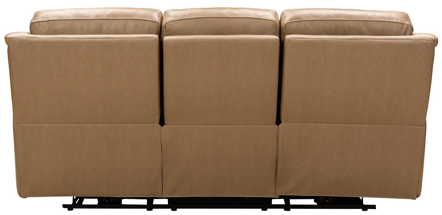 Barcalounger Kaden Reclining Sofa w/ Power Headrest in Elliott-Taupe