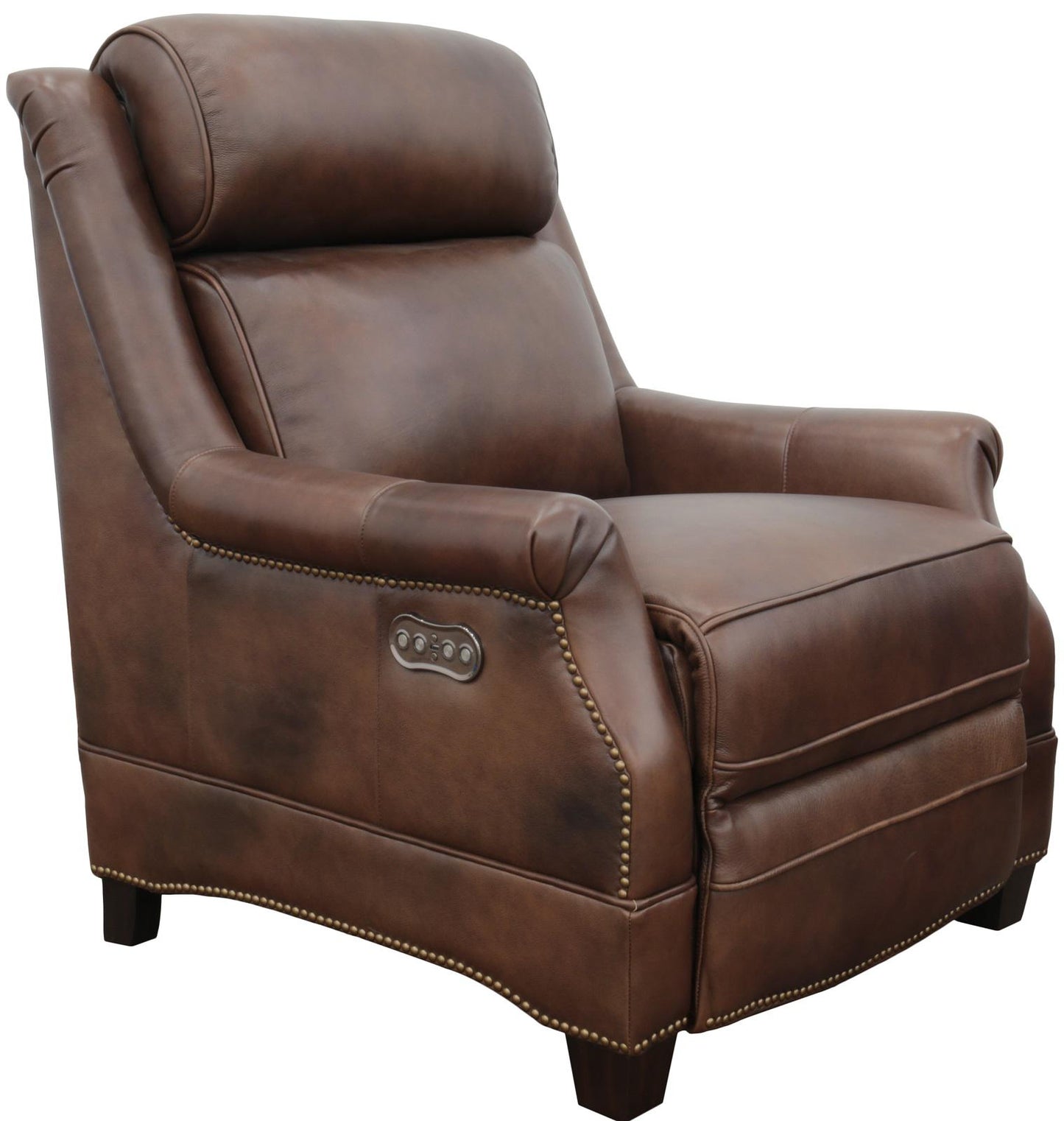 BarcaLounger Warrendale Power Recliner w/Power Head Rests in Worthington-cognac