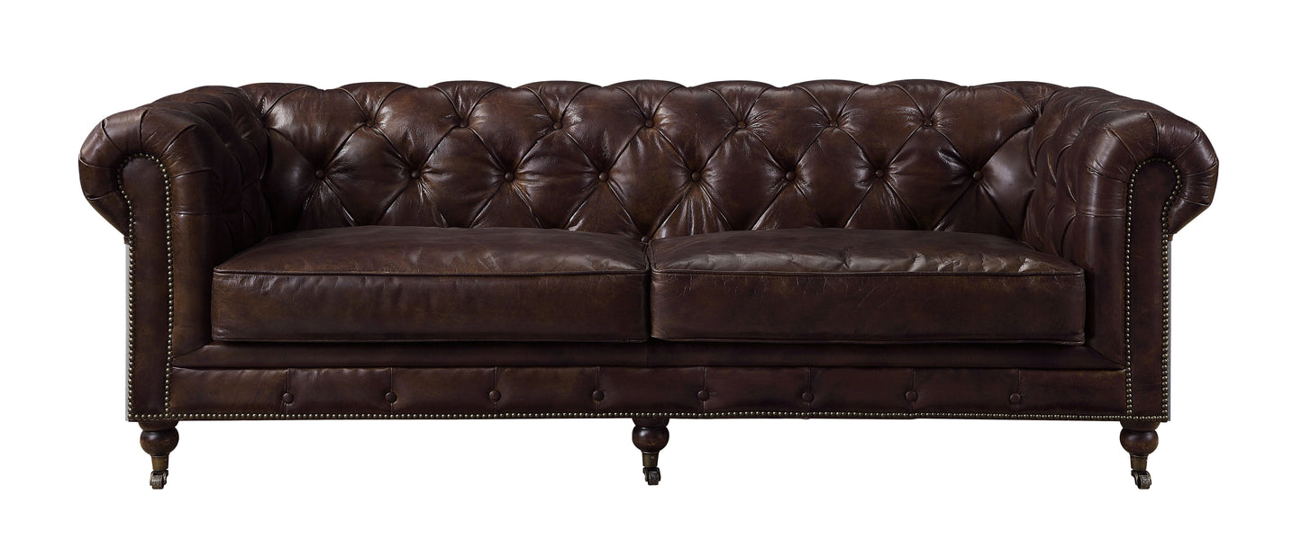 ACME Furniture Aberdeen Vintage Brown Sofa