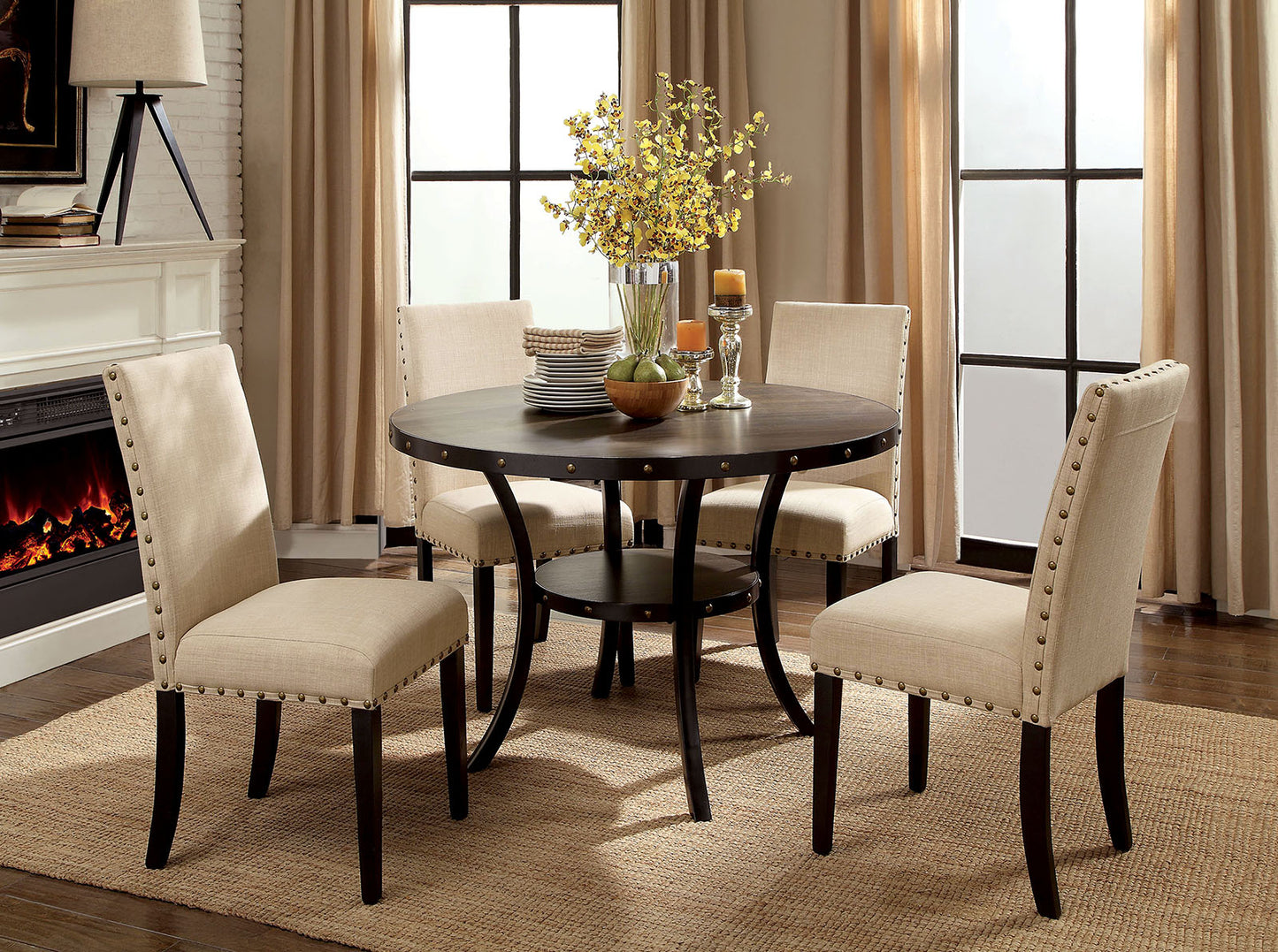 KAITLIN 5 Pc. Round Dining Table Set image