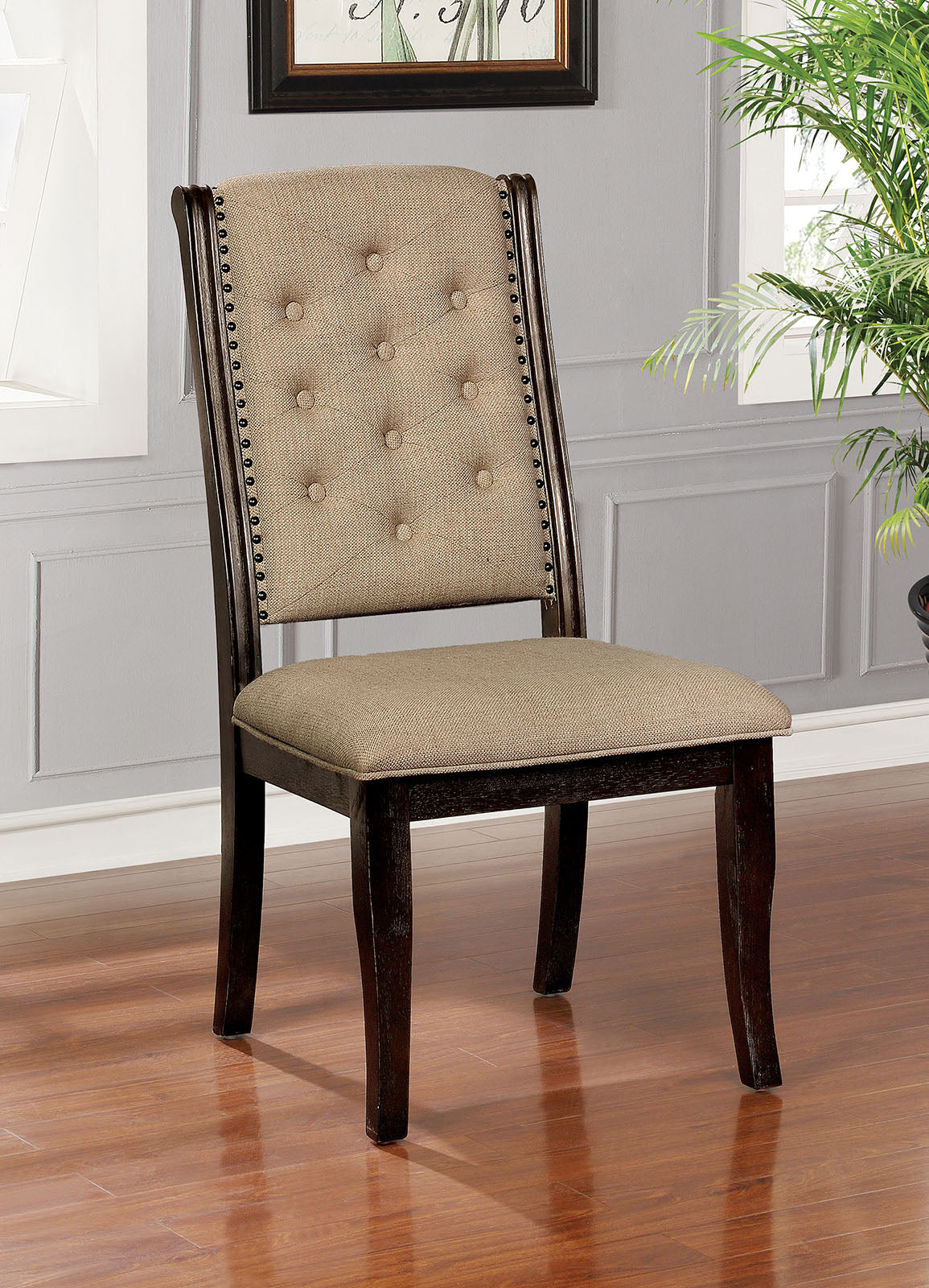 Patience Dark Walnut Side Chair (2/CTN) image