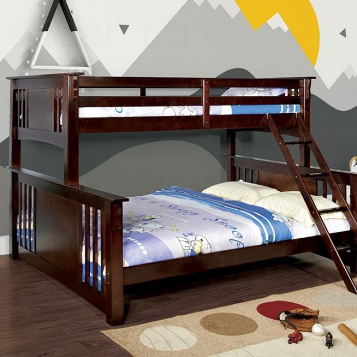 Spring Creek Dark Walnut Twin XL/Queen Bunk Bed image
