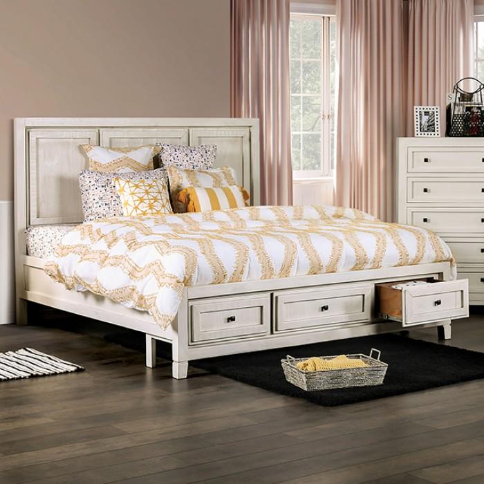 OAKRIDGE E.King Bed, Ivory image