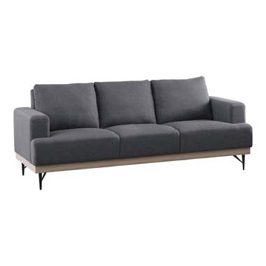 Coaster Kester Recessed Track Arm Sofa Charcoal
