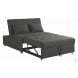 Coaster Lance Tufted Upholstered Sleeper Sofa Bed Grey |Sofa Bed