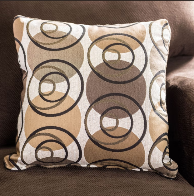 Furniture of America WESSINGTON LOVE SEAT High-Density Foam T-Cushions, Premium Fabric & Fitted Back Pillows