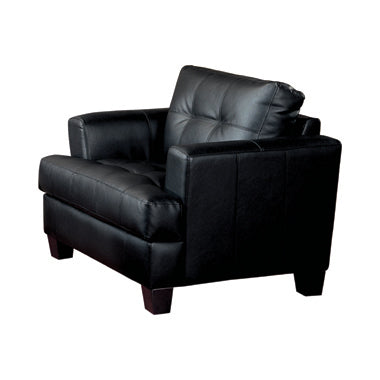 Coaster Samuel Cushion Back Chair Black