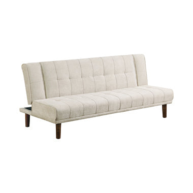 Coaster Joan Upholstered Sofa Bed Beige |Sofa Bed