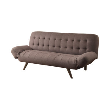 Coaster Janet Tufted Sofa Bed With Adjustable Armrest Milk Grey |Sofa Bed
