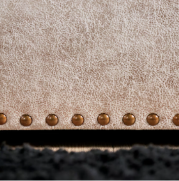 Furniture of America PARSHALL LOVESEAT Nailhead trim & Single Cushion Seat Pillows Included