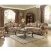 Acme Ragenardus 2pcs Sofa Living Room Set in Fabric & Vintage Oak 560