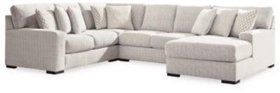 Larce 4-Piece Next-Gen Nuvella™ Performance Fabric Sectional with Chaise