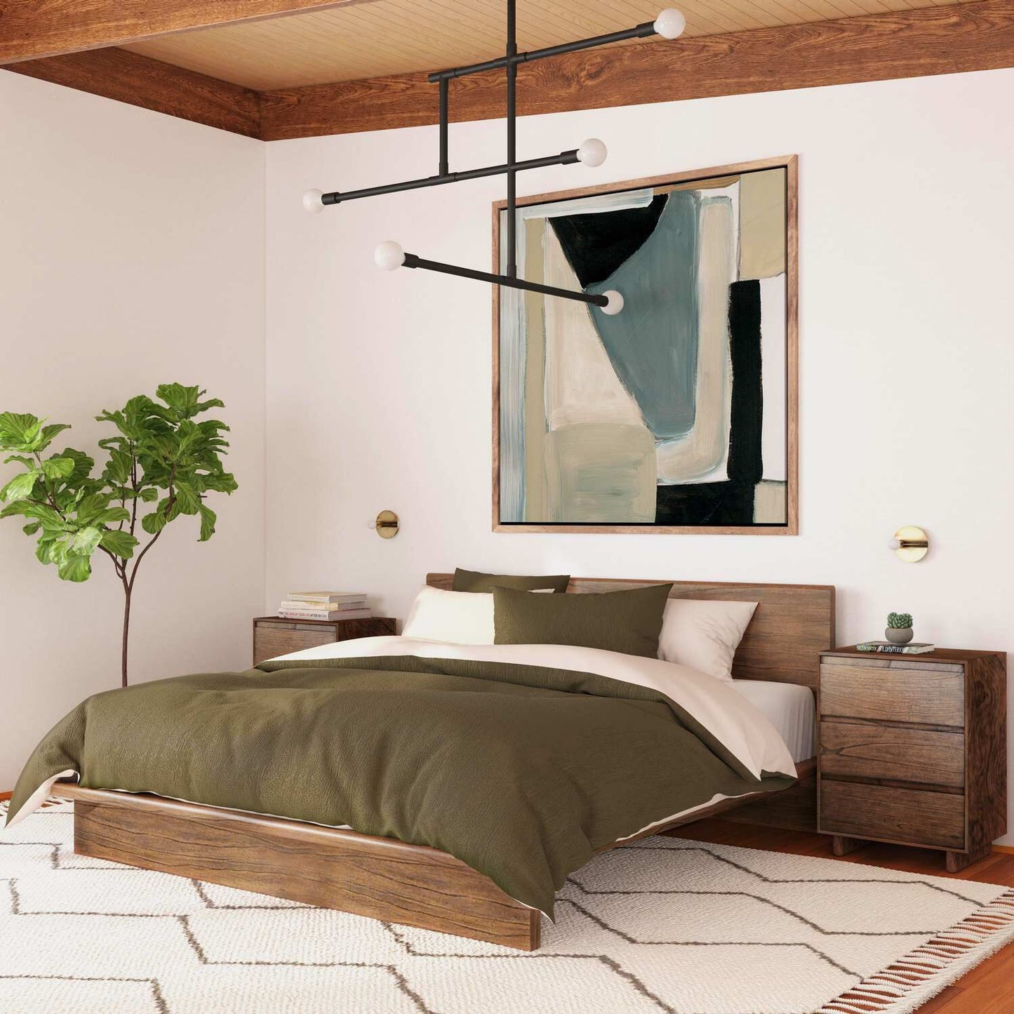 Halmstad Wood Panel Six -Drawer Dresser