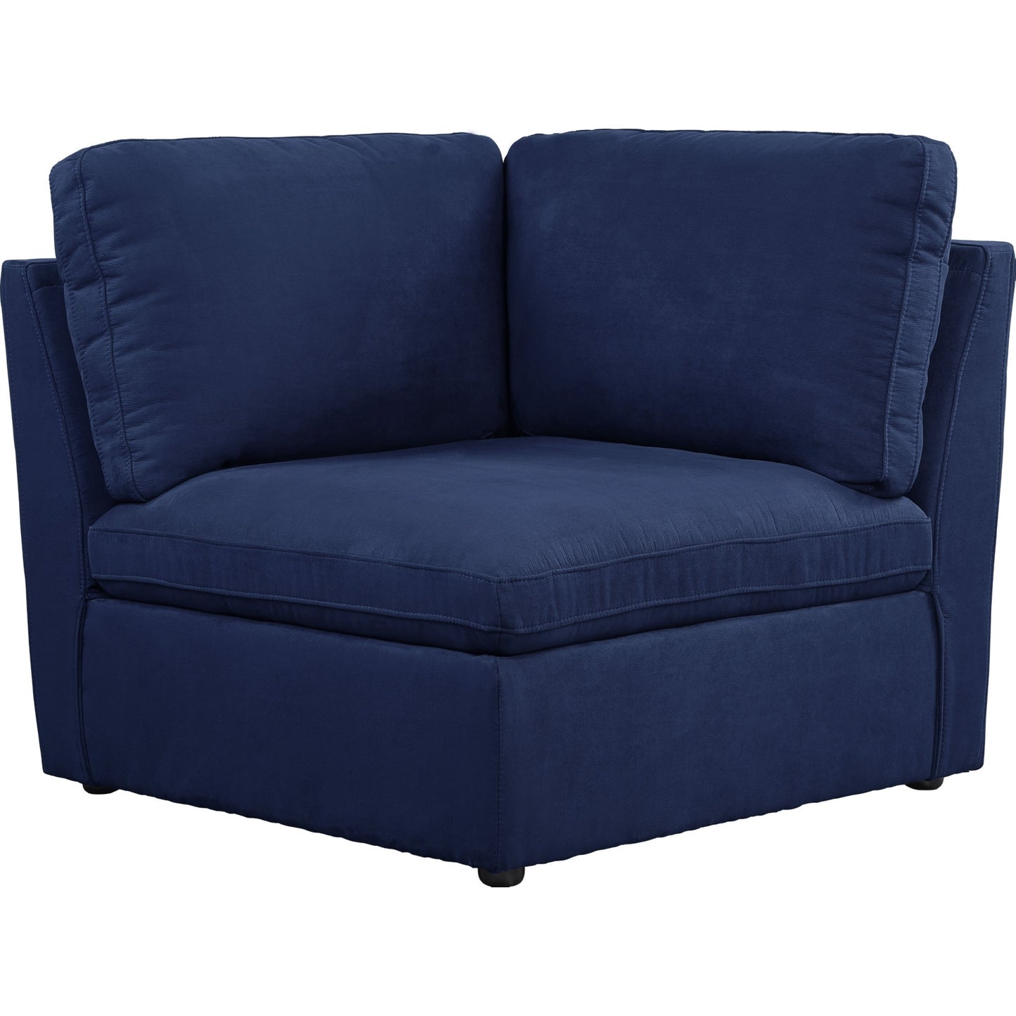 Crosby Fabric Modular U-Shaped Sectional Sofa, Composition 2, Blue by ACME