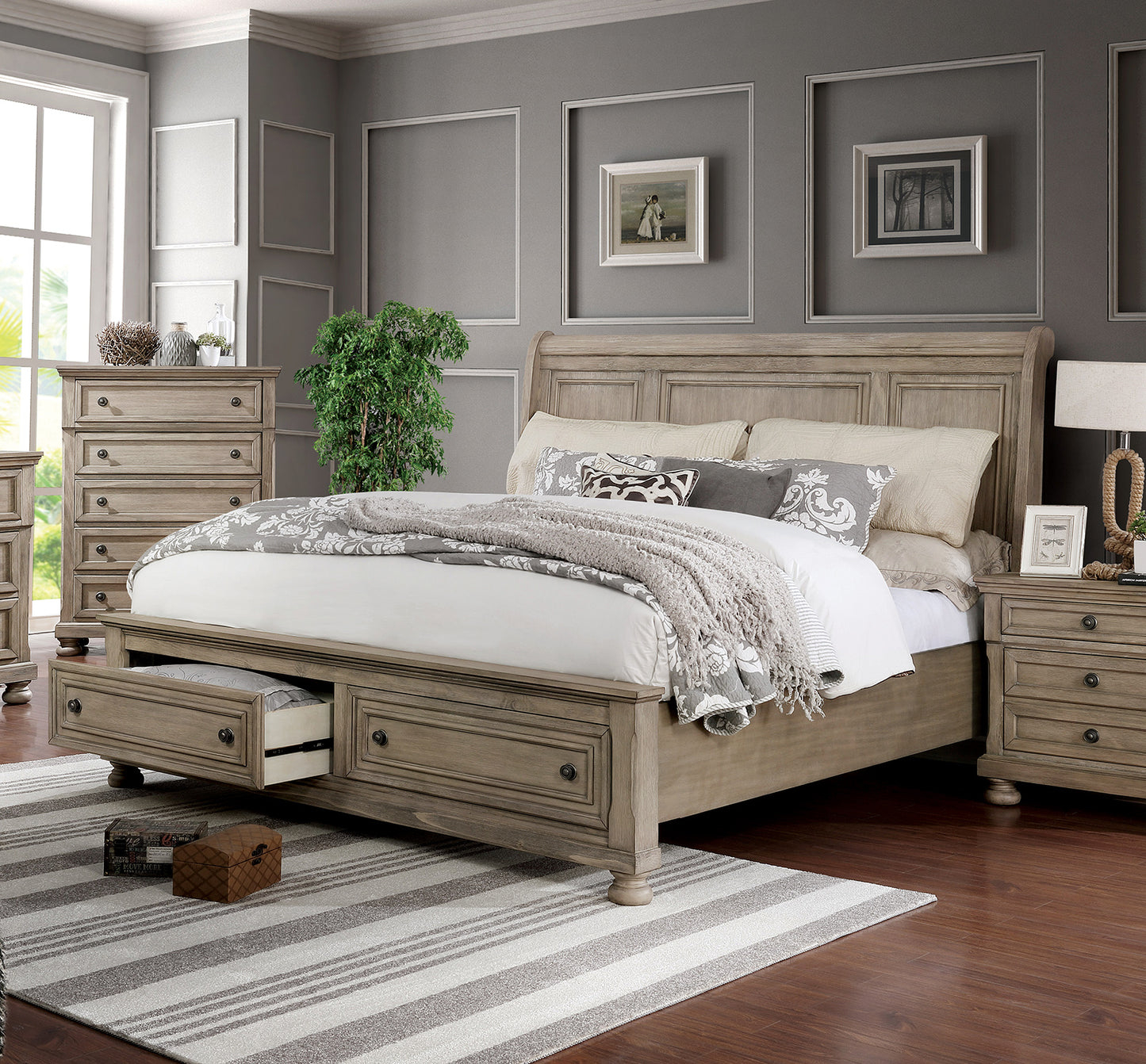 Furniture of America WELLS Cal.King Bed