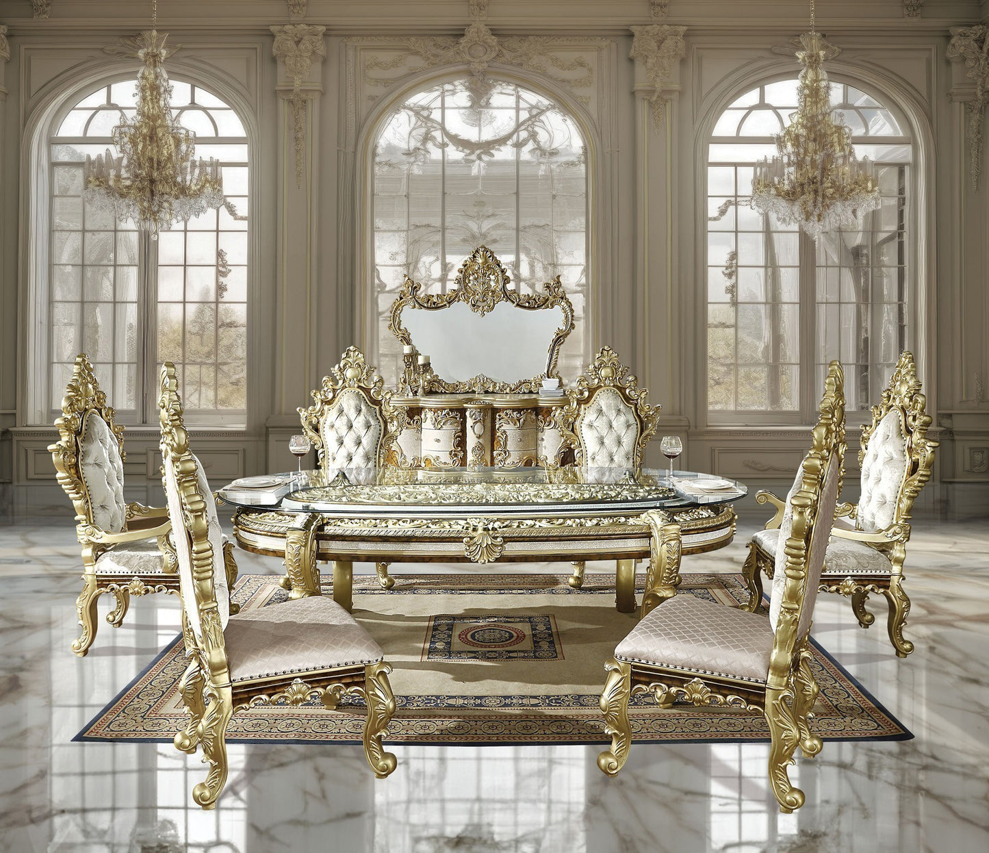 Desiderius Oval Dining Room Set