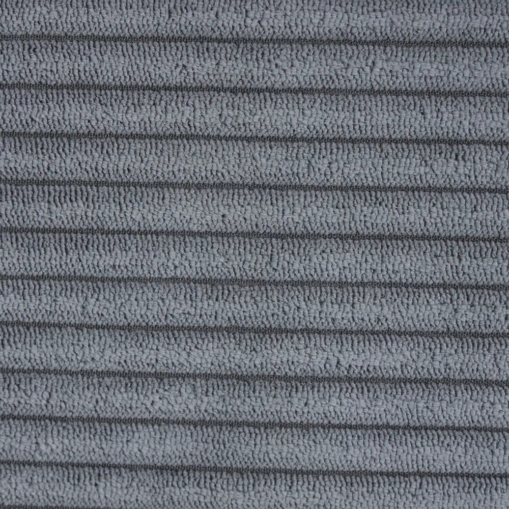 Furniture of America Sienta Modern 7-Piece Corduroy Modular Sectional Set with Ottoman