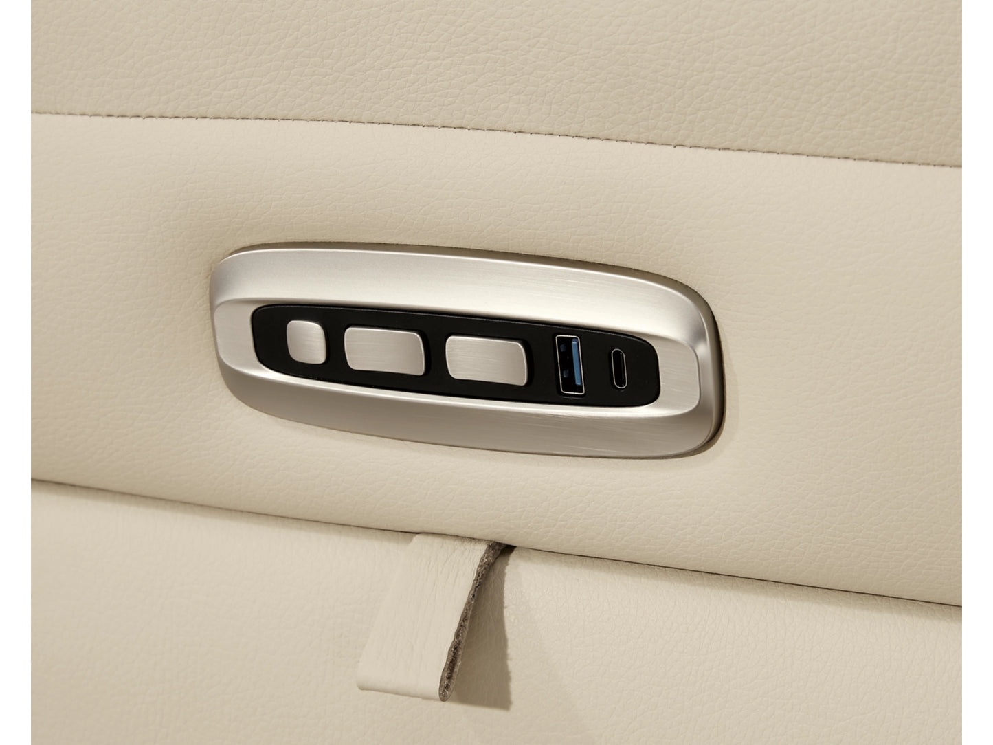 Double Deal 5-Piece Dual Power Leather Reclining Modular Sectional