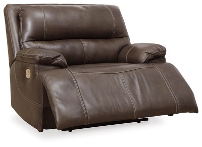 Ricmen Oversized Dual Power Leather Recliner