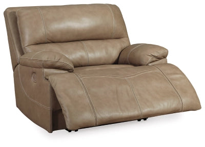 Ricmen Oversized Dual Power Leather Recliner