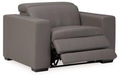 Texline Dual Power Leather Recliner