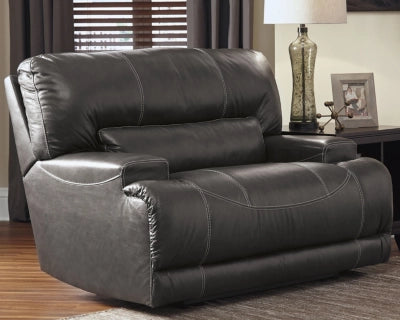 McCaskill Oversized Power Leather Recliner
