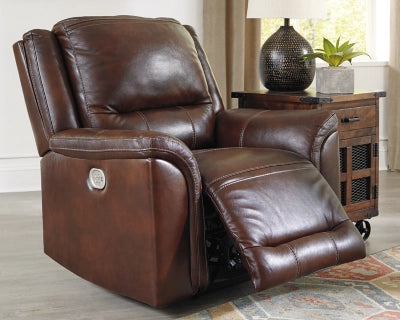 Catanzaro Dual Power Leather Recliner