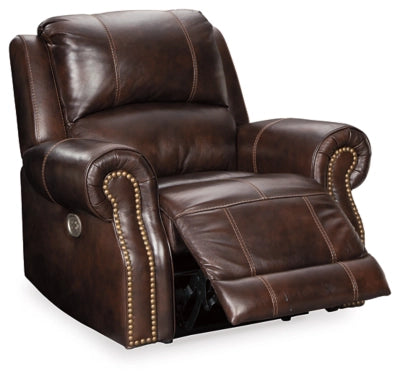 Buncrana Dual Power Leather Recliner