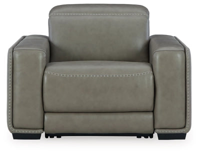 Correze Dual Power Leather Modular Recliner
