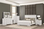 Furniture Of America Basilone 5 Pc Queen Bedroom Set     |     FM7440WH-Q-5PC-CHEST