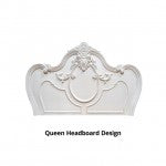 Furniture Of America Roselli 5 Pc Queen Bedroom Set     |     FM7636WH-Q-5PC-CHEST