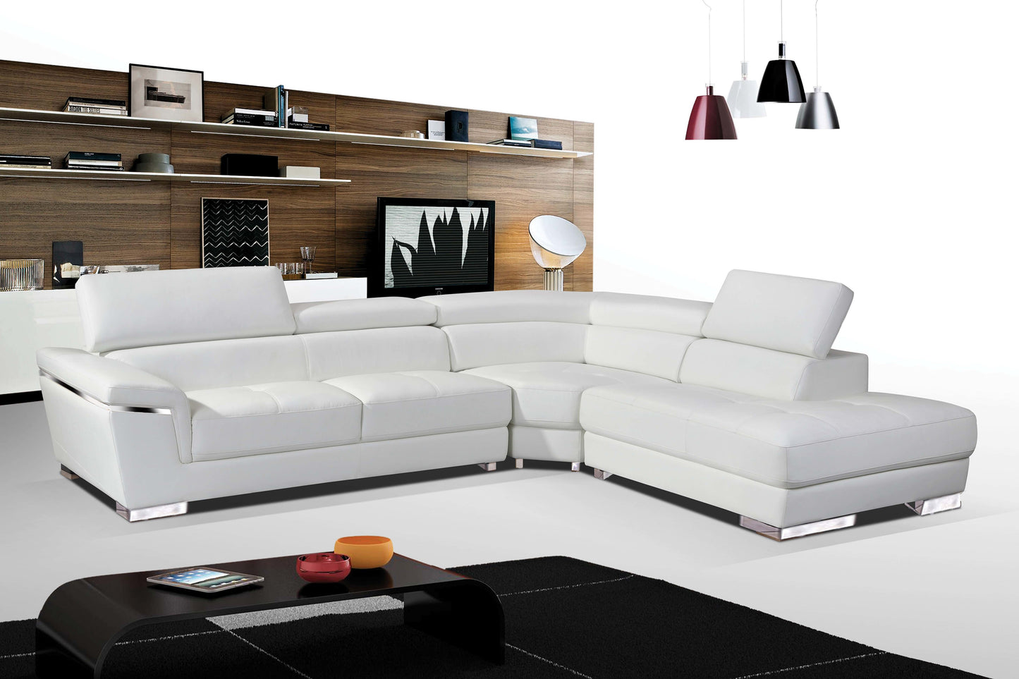 ESF Leather Sectional - 2383