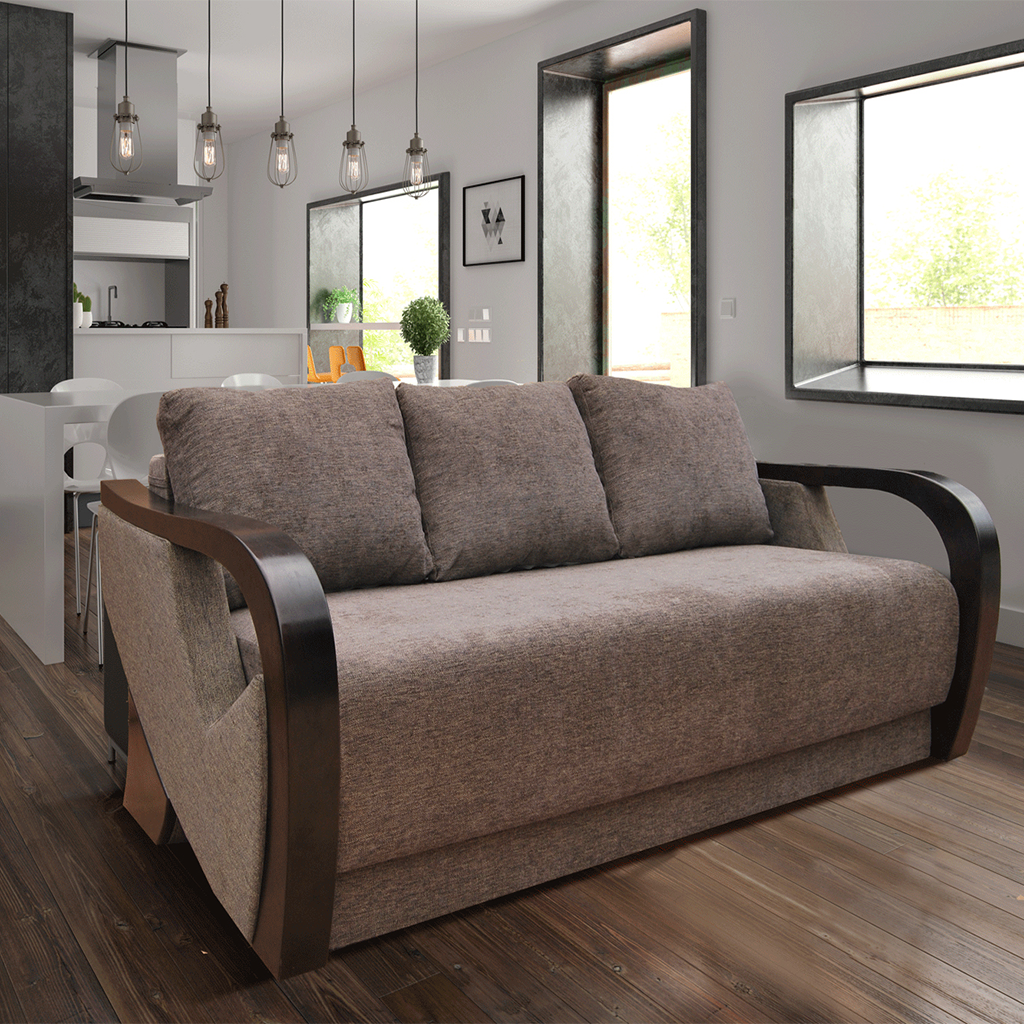 ESF Furniture Modern Sofa Bed & Storage