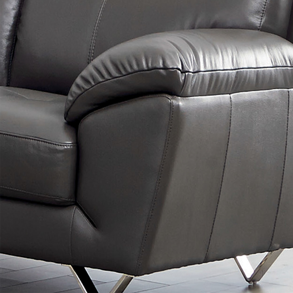 ESF Furniture 8049 Living Room Chair in Dark Grey