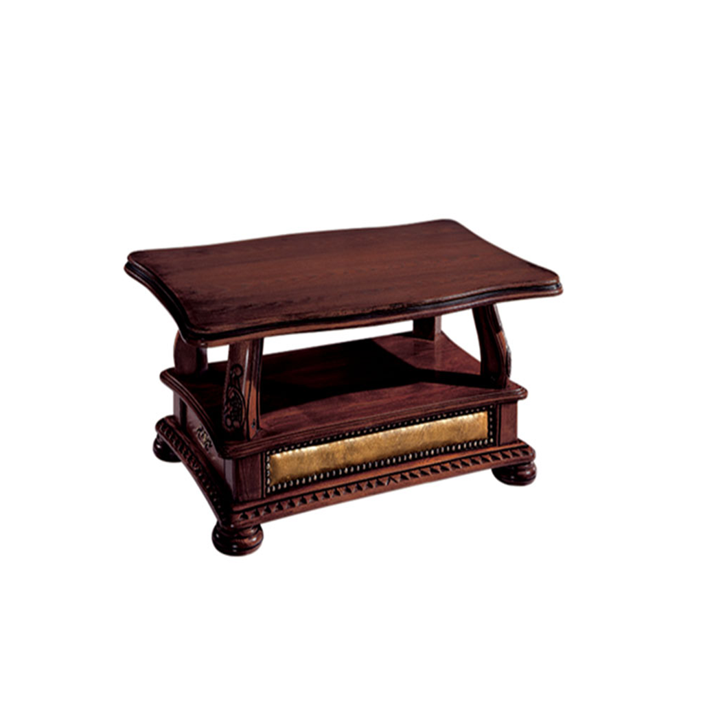 ESF Furniture - Oakman 5 Piece Living Room Set In Brown - OAKMAN- 3SET