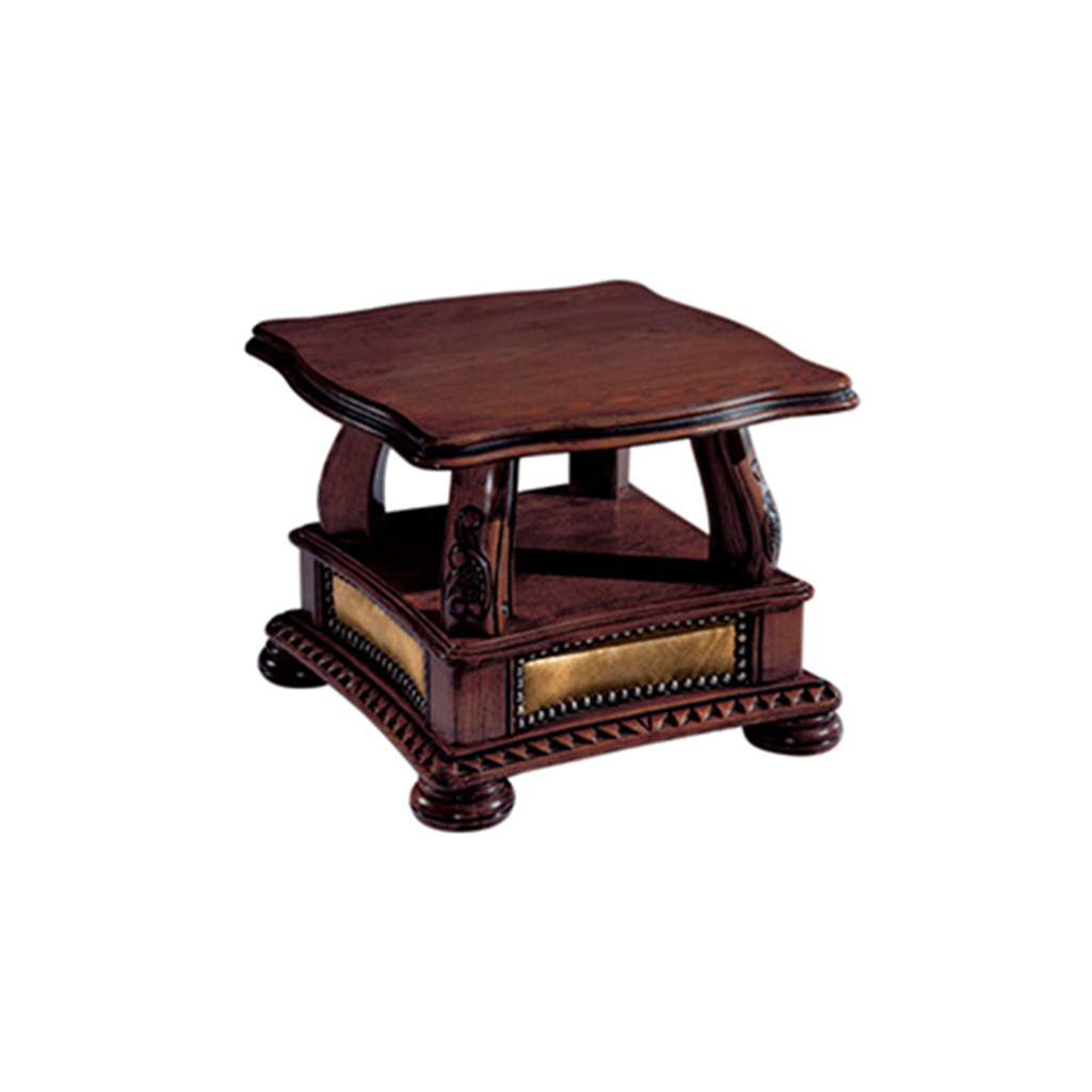 ESF Furniture - Oakman 5 Piece Living Room Set In Brown - OAKMAN- 3SET