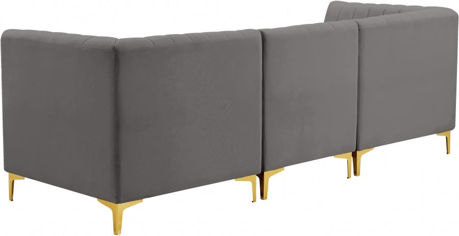 Meridian Alina Velvet Modular Sofa