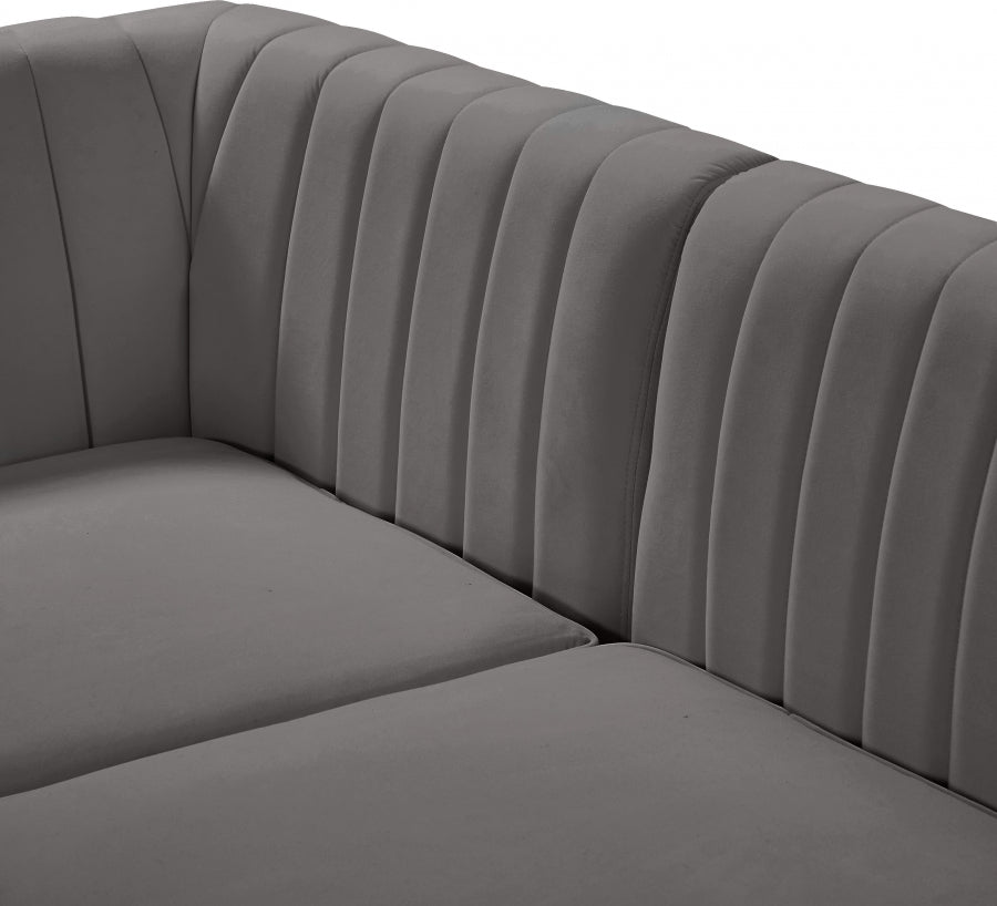 Meridian Alina Velvet Modular Sofa