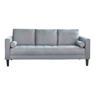 Coaster Lennox Track Arm Upholstered Sofa Charcoal