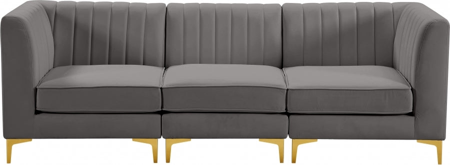 Meridian Alina Velvet Modular Sofa