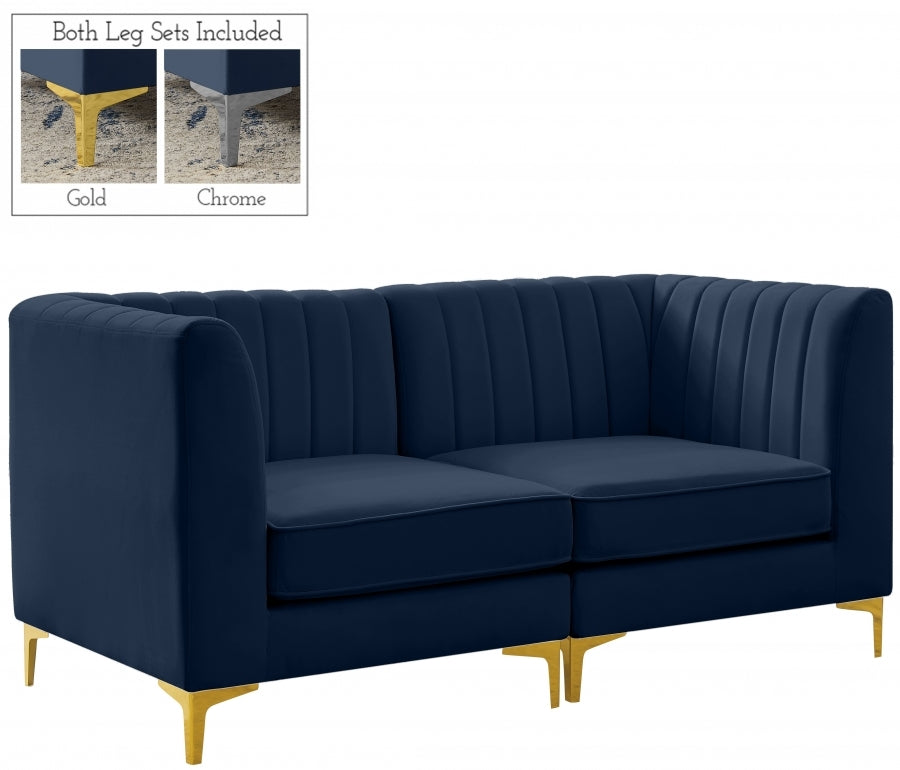 Meridian Alina Velvet Modular Sofa