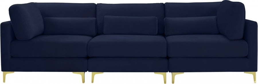 Meridian Julia Velvet Modular 108" Sofa