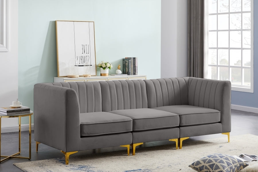 Meridian Alina Velvet Modular Sofa