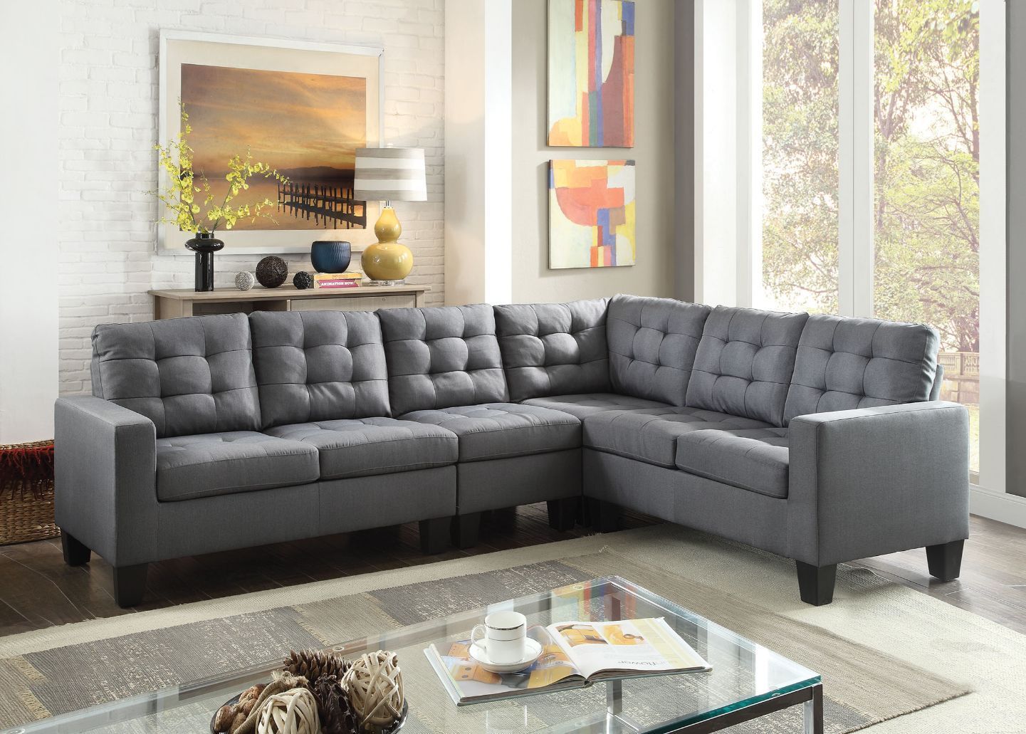 Acme Earsom Sectional Sofa
