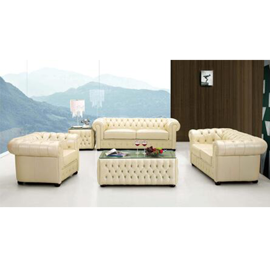ESF Furniture 258 Full Leather Living Room Set